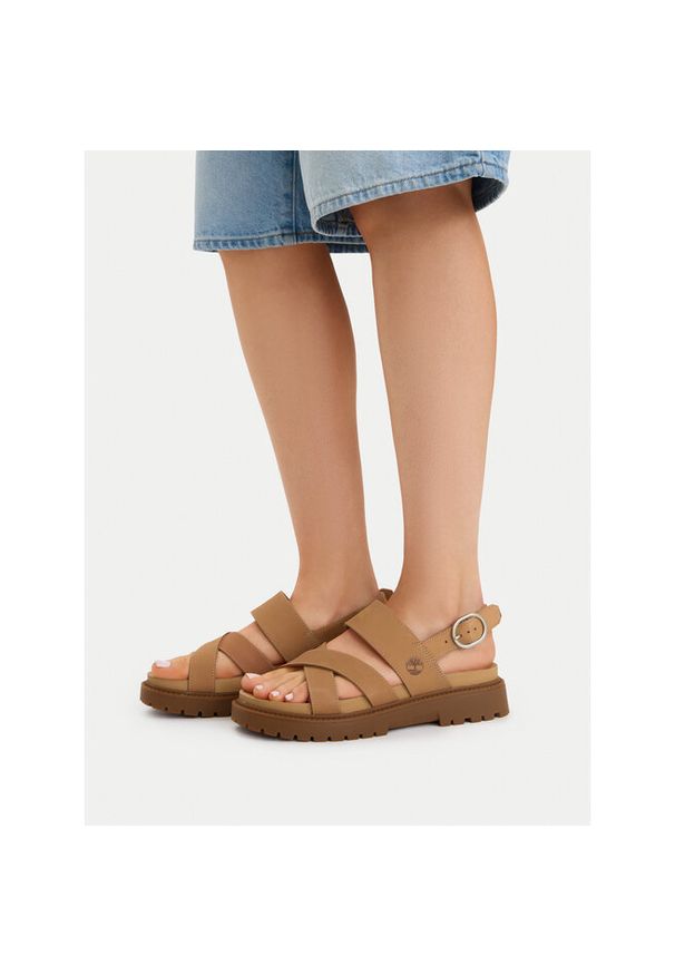 Sandały Timberland. Kolor: beżowy