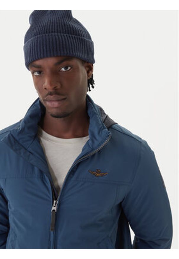 Aeronautica Militare Kurtka bomber 252AB3026UCT03264 Niebieski Regular Fit. Kolor: niebieski. Materiał: syntetyk