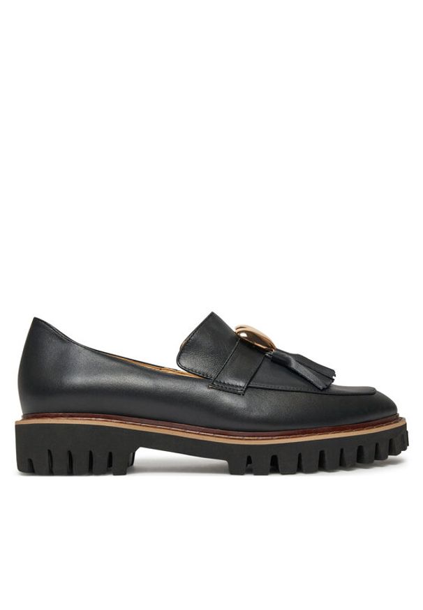 Baldowski Loafersy D04958-DIAN-002 Czarny. Kolor: czarny. Materiał: skóra