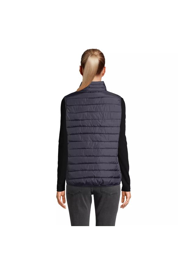 SOL'S - Damska kurtka bez rękawów Sol's Stream. Kolor: niebieski. Materiał: puch. Długość rękawa: bez rękawów