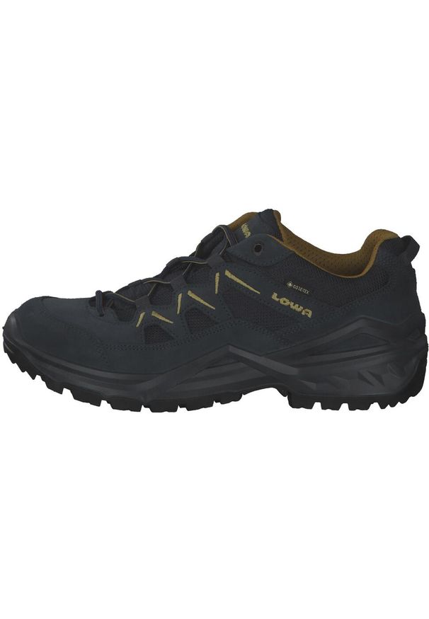 Buty trekkingowe męskie Lowa Sirkos Evo Gtx. Zapięcie: sznurówki. Kolor: niebieski. Materiał: materiał. Szerokość cholewki: normalna. Sport: turystyka piesza