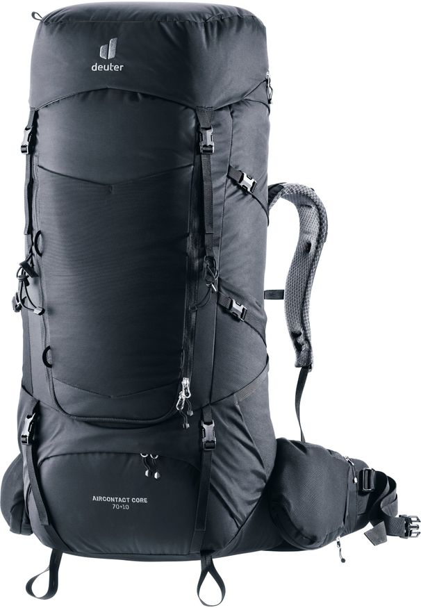 Plecak turystyczny Deuter Aircontact Core 70+10 czarny (701099). Kolor: czarny