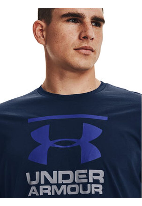 Under Armour T-Shirt UA GL FOUNDATION SS 1326849 Granatowy Regular Fit. Kolor: niebieski. Materiał: bawełna