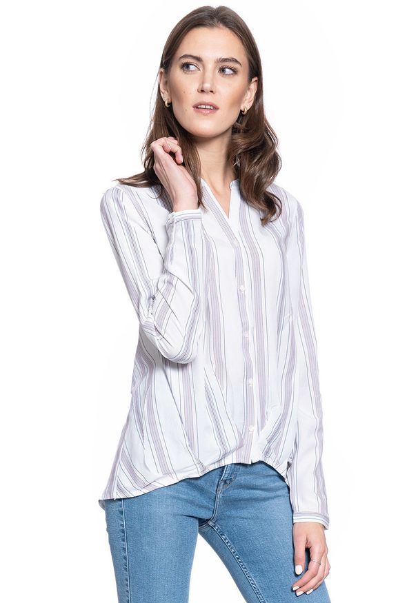 Mustang - KOSZULA DAMSKA MUSTANG EMMA STRIPE BLOUSE 1009458 11684
