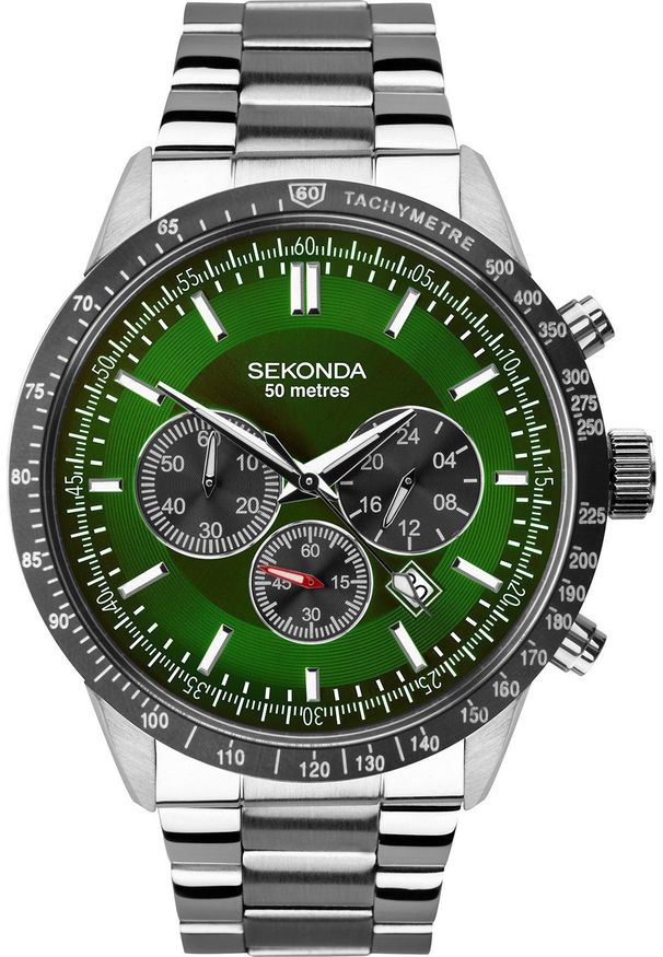 Zegarek Sekonda Zegarek męski Sekonda 1913 srebrny. Kolor: srebrny