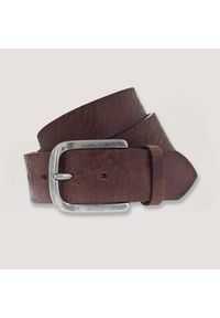 Tom Tailor - TOM TAILOR MĘSKI PASEK SKÓRZANY KLASYCZNY SKÓRA TG1022R13/660 40mm Gürtel Q.2081 0660 BAILEYS. Materiał: skóra. Wzór: gładki, paski. Styl: klasyczny #1