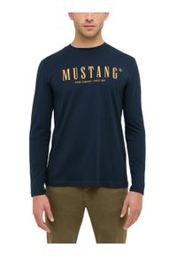 Męski Longsleeve Mustang Style Asheville Dark Sapphire 1016873 4136. Długość rękawa: długi rękaw #1