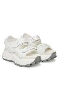 Buffalo Sandały Manhatten SND 1602368 Biały. Kolor: biały. Materiał: materiał #6