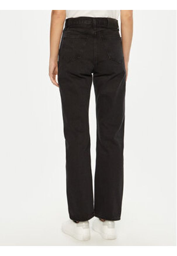 Calvin Klein Jeans Jeansy J20J224505 Czarny Straight Fit. Kolor: czarny