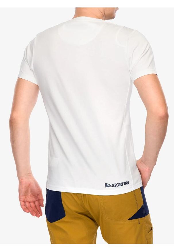 LA SPORTIVA - Koszulka wspinaczkowa męska La Sportiva Moon Rock T-Shirt. Kolor: biały