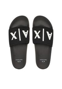 Armani Exchange Klapki XUP001 XV820 S277 Czarny. Kolor: czarny. Materiał: materiał #3