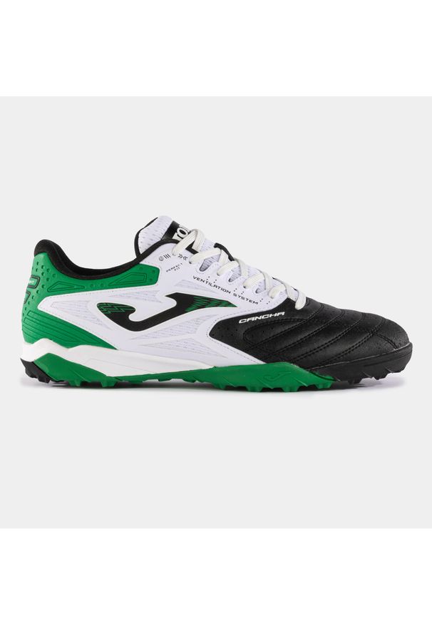 Buty piłkarskie męskie Joma Cancha TT. Kolor: czarny, biały, wielokolorowy. Sport: piłka nożna
