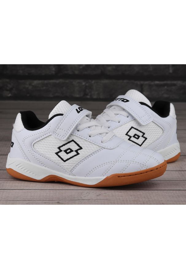 LOTTO - Buty dziecięce sportowe Lotto WHIZZER K. Kolor: czarny, biały, wielokolorowy. Sport: turystyka piesza