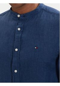 TOMMY HILFIGER - Tommy Hilfiger Koszula MW0MW39271 Niebieski Slim Fit. Kolor: niebieski. Materiał: len #3