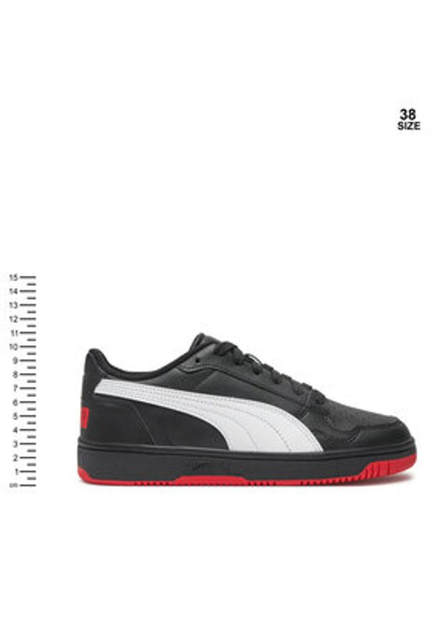 Puma Sneakersy Reb-L Jr 398993 15 Czarny. Kolor: czarny. Materiał: skóra