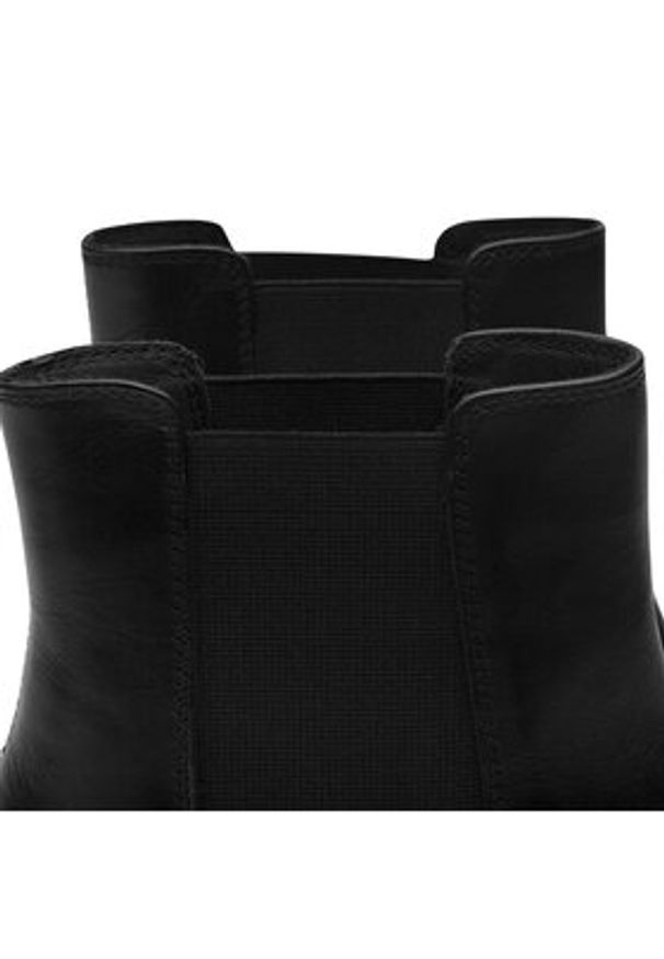 Geox Botki D Damiana E D16QCE 00043 C9999 Czarny. Kolor: czarny. Materiał: skóra