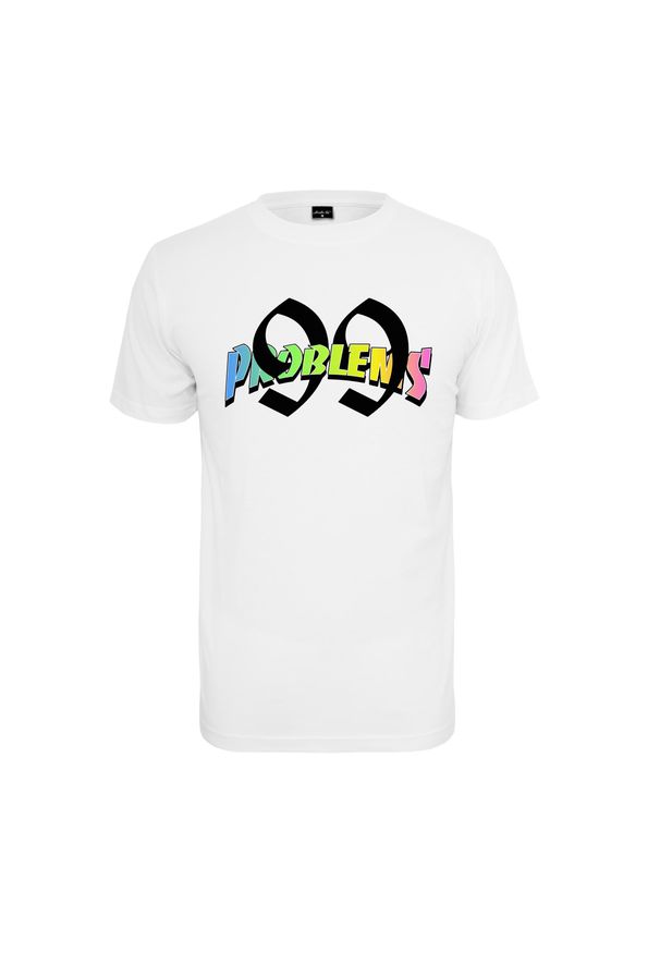 Koszulka Urban Classics 99 Problems Rainbow. Kolor: biały. Wzór: kolorowy