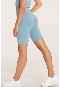 GYM GLAMOUR - Bikery fitness damskie Gym Glamour push up 2.0. Kolor: niebieski. Sport: fitness