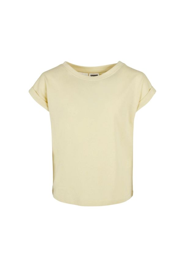 Urban Classics - Organiczna Koszulka Na Ramiączkach Dla Dziewcząt. Kolor: żółty. Długość rękawa: na ramiączkach. Sport: turystyka piesza