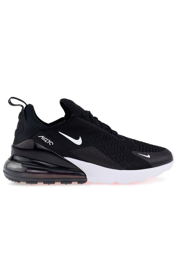Buty Nike Air Max 270 AH8050-002 - czarne. Kolor: czarny. Materiał: guma, materiał, tkanina, syntetyk. Szerokość cholewki: normalna. Model: Nike Air Max