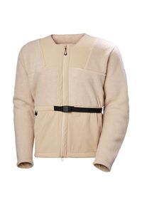 Polar z paskiem Helly Hansen Arc. Kolor: beżowy, wielokolorowy, biały, brązowy. Materiał: polar
