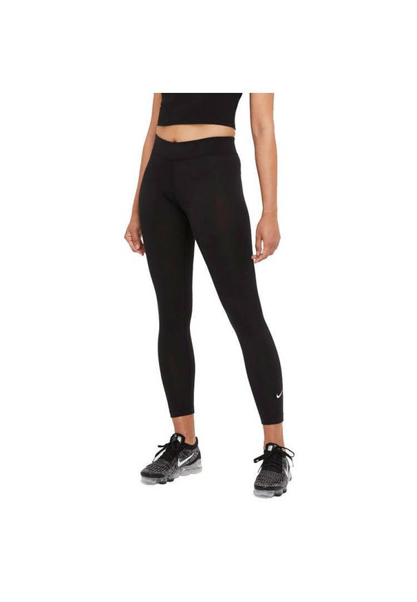 Leginsy damskie Treningowe Nike NSW Essentials 7/8. Kolor: czarny