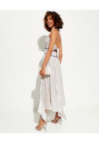IXIAH AUSTRALIA - Dwuczęściowa sukienka Massini. Kolor: biały. Materiał: materiał. Wzór: haft, nadruk. Typ sukienki: asymetryczne. Długość: maxi #2