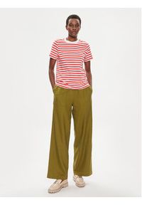 Tamaris Apparel T-Shirt Dabra TAW0892 Różowy Regular Fit. Kolor: różowy. Materiał: bawełna #4