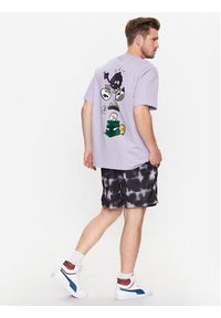 Puma T-Shirt 8ENJAMIN 539821 Fioletowy Relaxed Fit. Kolor: fioletowy. Materiał: bawełna #2