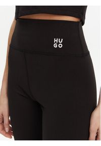 Hugo - HUGO Legginsy 50545350 Czarny Slim Fit. Kolor: czarny. Materiał: syntetyk