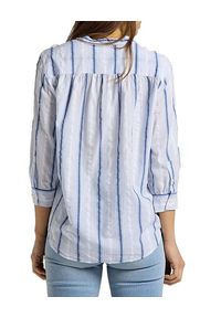 Lee - LEE ESSENTIAL BLOUSE DAMSKA BLUZKA W PASKI SURF BLUE L45VZQQF. Wzór: paski #3