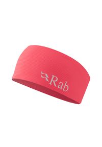 Opaska sportowa Rab Talus Headband z odblaskiem. Kolor: różowy. Styl: sportowy