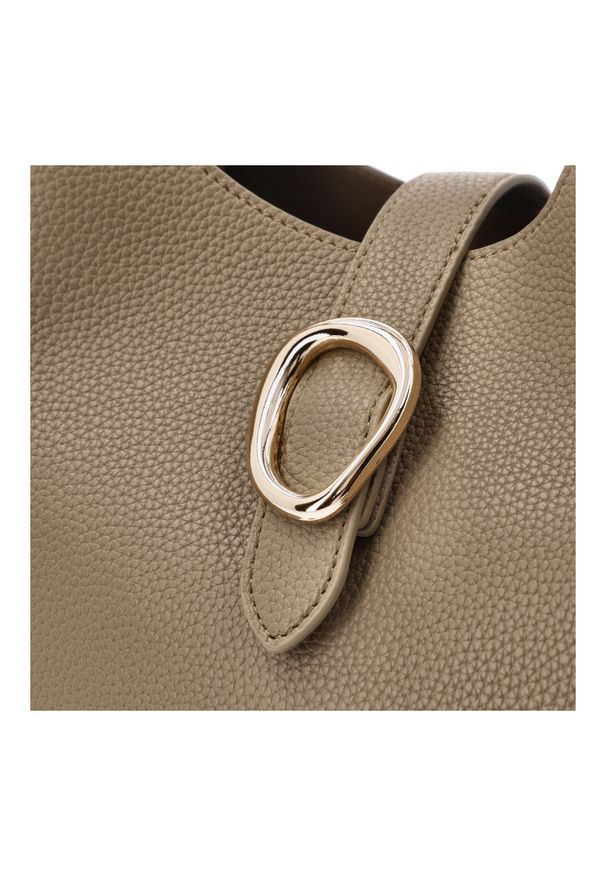 Big-Star - Beżowa Stylowa Damska Torebka Big Star. Kolor: beżowy. Styl: elegancki