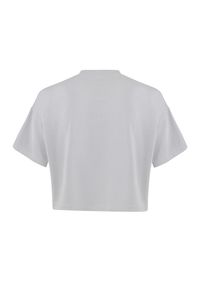 SELF LOVE - Szary t-shirt New York. Kolor: szary. Materiał: dresówka, bawełna. Wzór: nadruk #7