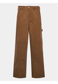 BDG Urban Outfitters Spodnie materiałowe Carpenter Caramel 76740232 Brązowy Straight Fit. Kolor: brązowy. Materiał: bawełna #1