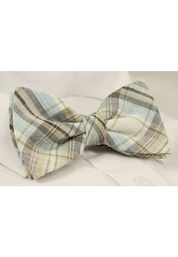 Muszka EM Men's Accessories elegancka, w kratkę