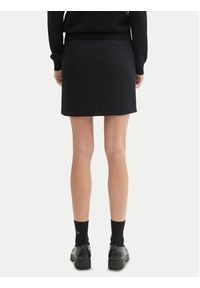 Tom Tailor Spódnica mini 1044649 Czarny Regular Fit. Kolor: czarny. Materiał: syntetyk