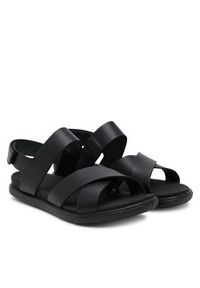 ecco - ECCO Sandały Samara 22010301001 Czarny. Kolor: czarny. Materiał: skóra #3