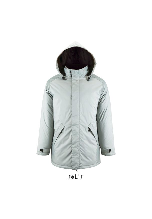 SOL'S - Parka Sol's Robyn. Kolor: szary. Sezon: zima. Styl: elegancki