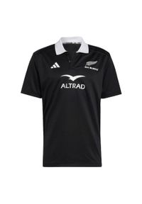 Adidas - Koszulka All Blacks Rugby AEROREADY Short Sleeve. Kolor: czarny. Materiał: materiał