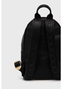 Chiara Ferragni plecak Eye Star damski kolor czarny mały z aplikacją. Kolor: czarny. Wzór: aplikacja