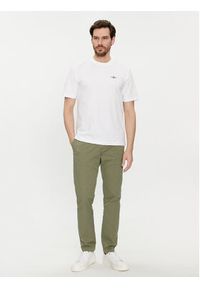 Aeronautica Militare T-Shirt 241TS2065J592 Biały Comfort Fit. Kolor: biały. Materiał: bawełna #5