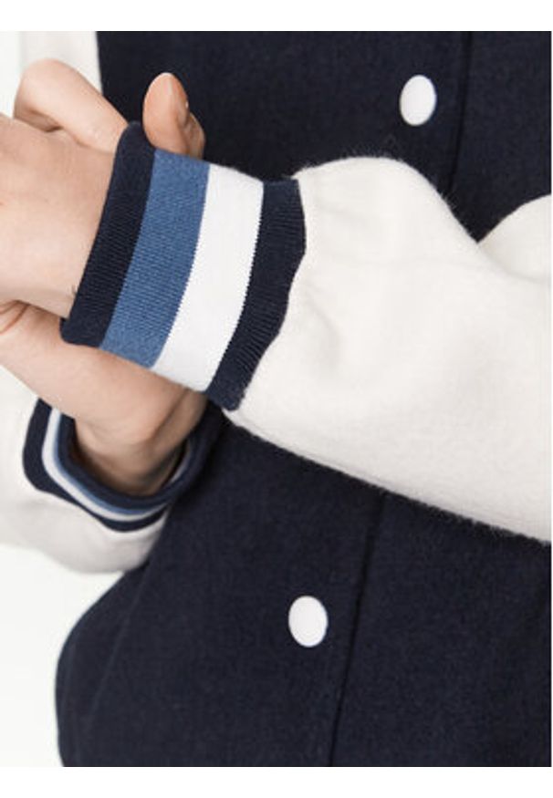TOMMY HILFIGER - Tommy Hilfiger Kurtka bomber Varsity WW0WW38112 Granatowy Regular Fit. Kolor: niebieski. Materiał: syntetyk