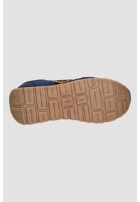 Aeronautica Militare - AERONAUTICA MILITARE Granatowe sneakersy męskie, Rozmiar 45. Okazja: na co dzień. Kolor: niebieski. Materiał: materiał #5