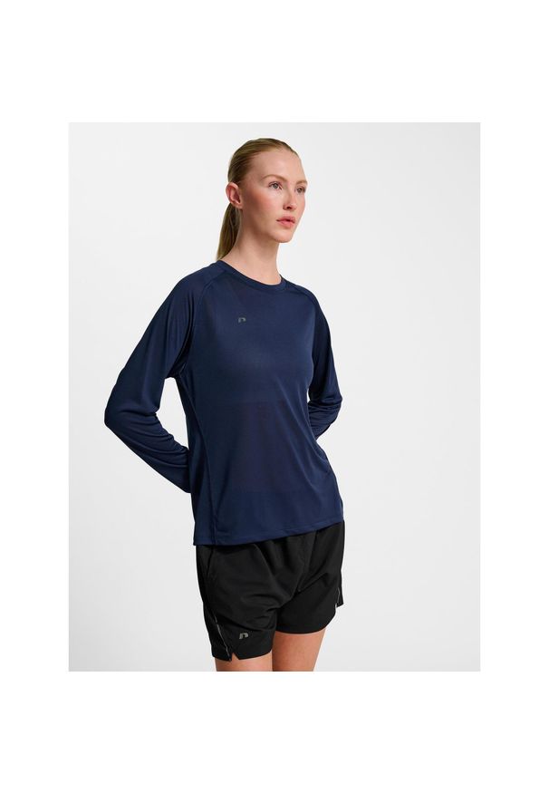 NewLine - Damska koszulka z długim rękawem Newline Beat. Kolor: niebieski. Długość rękawa: długi rękaw. Długość: długie