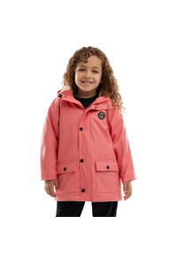 Dziewczęca wodoodporna kurtka przeciwdeszczowa Lifestyle SIROKO Goji-G. Kolor: różowy. Materiał: tkanina #1
