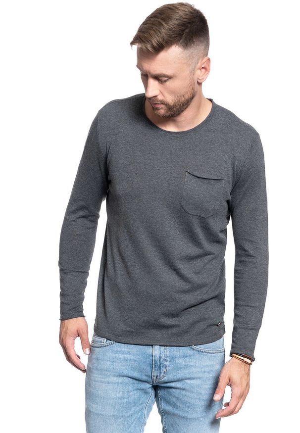 Mustang - MĘSKI SWETER MUSTANG EMIL C JUMPER 1009792 4151