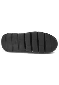 CheBello - Czarne Sneakersy Chebello Modne Obuwie Damskie Na Platformie. Okazja: na co dzień, do pracy. Kolor: czarny. Materiał: materiał. Obcas: na platformie. Styl: elegancki, casual #7