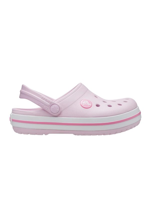 Buty do chodzenia niemowlęce Crocs Crocband Clog. Kolor: różowy. Materiał: materiał, syntetyk