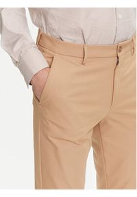 BOSS Chinosy P-Kaiton1 50543945 Beżowy Slim Fit. Kolor: beżowy. Materiał: bawełna #5